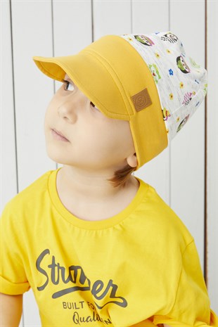 %100 Pamuklu El yapımı Ekstra Yumuşak Erkek Kız Bebek Çocuk Vizyerli 4 Mevsim Penye Şapka