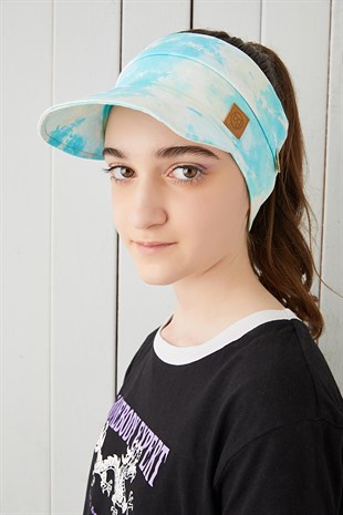 Batik Çocuk Genç Maske Takılabilir Tenis Yazlık vizyerli spor şapka yumuşak pamuklu Penye